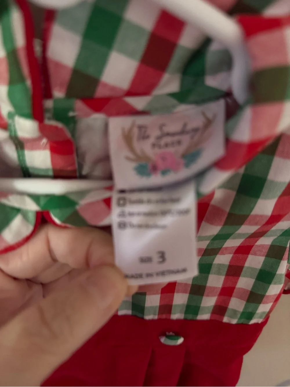 The Smocking Place Holiday Romper
